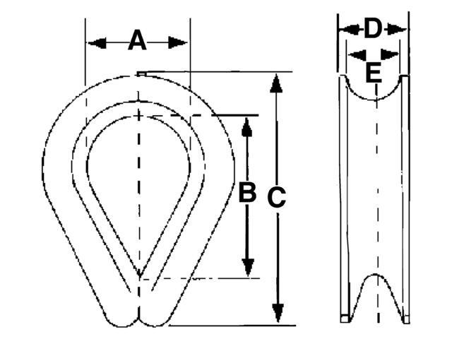 Talamex Kausche Edelstahl Draht Ø 16 mm