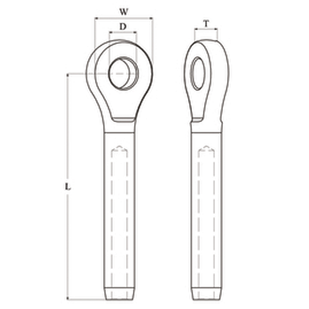 Talamex Augterminal Draht Ø 2.5 mm Maße