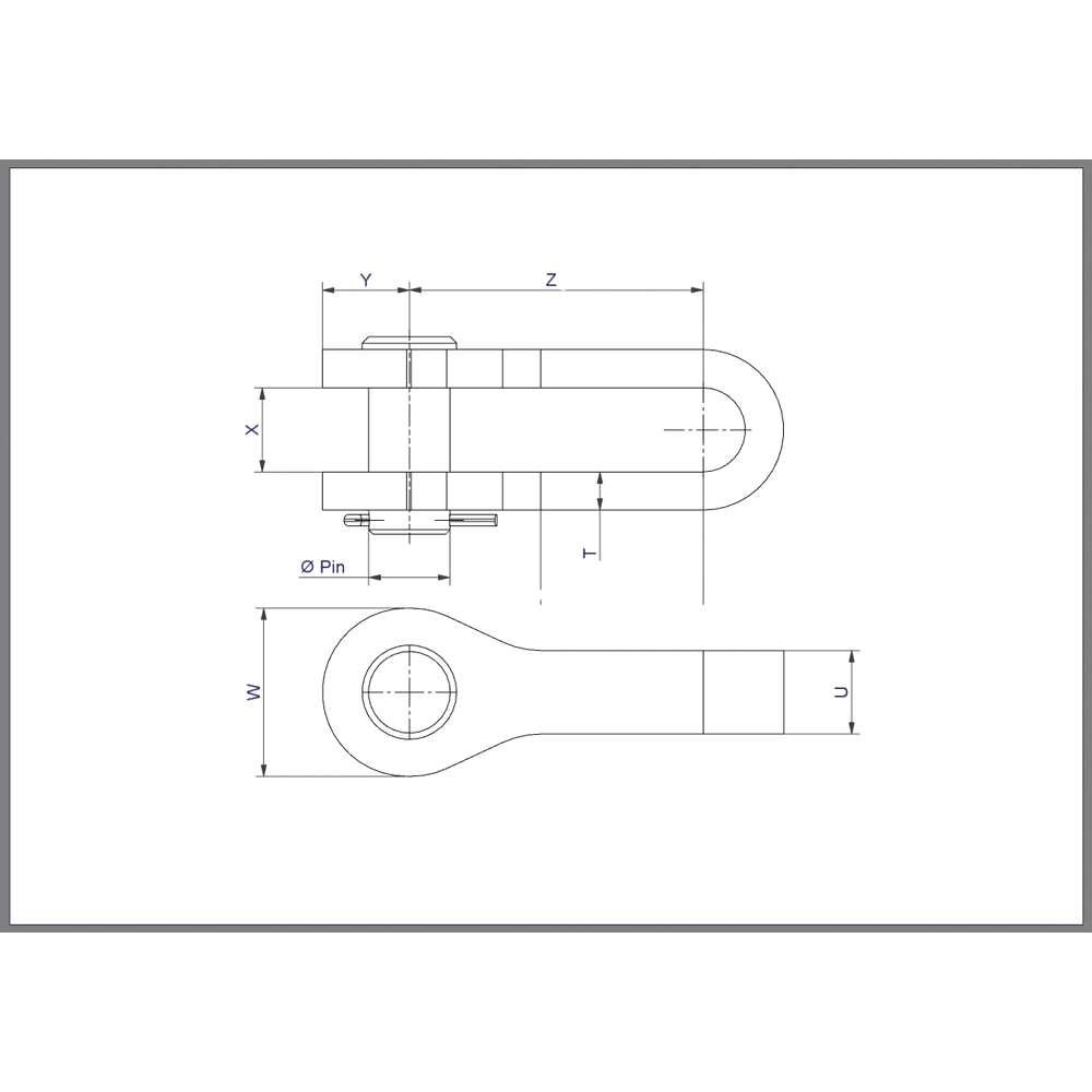 O.S. Strap Toggle 7.9 mm Maße