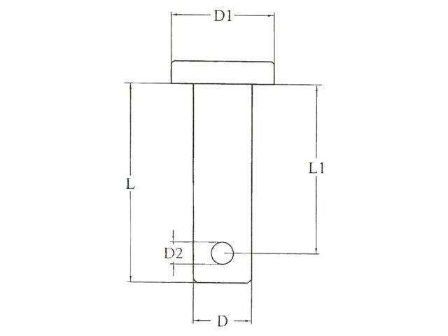 Talamex Steckbolzen Ø 4.75 mm x 16 mm 2 Stück Edelstahl