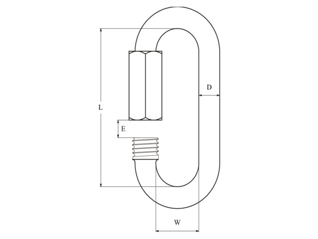 Talamex Kettennotglied 32 x Ø 4mm