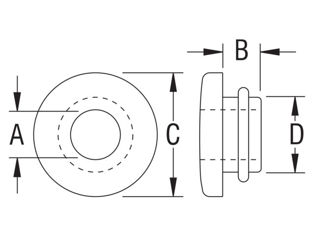 Ronstan Deckdurchführung 7mm PNP182