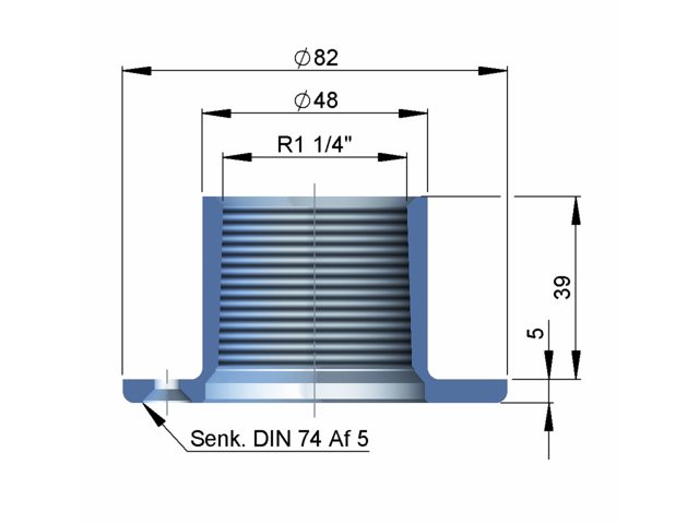 Einfüllstutzen Treibstoff 1+Inn