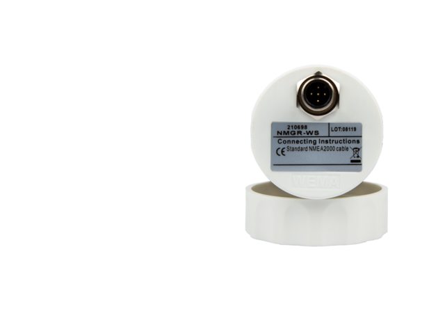 Wema NMEA2000 Silber-Serie Anzeige Wasser schwarz