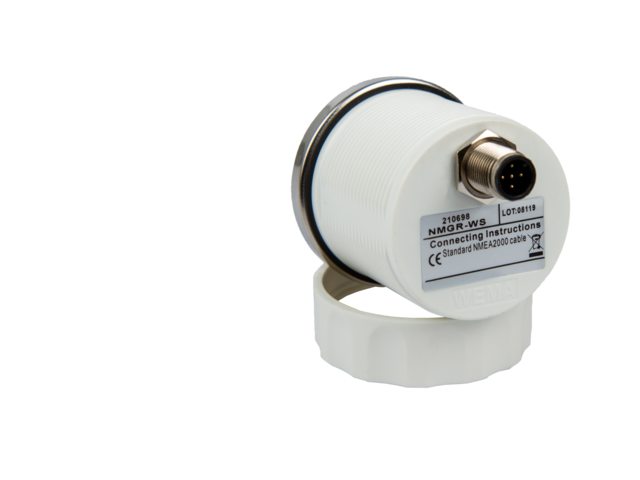 Wema NMEA2000 Silber-Serie Anzeige Wasser schwarz