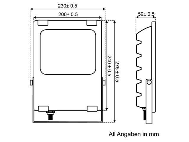 LED-Flutlichtstrahler 10-30V 5700K 10W