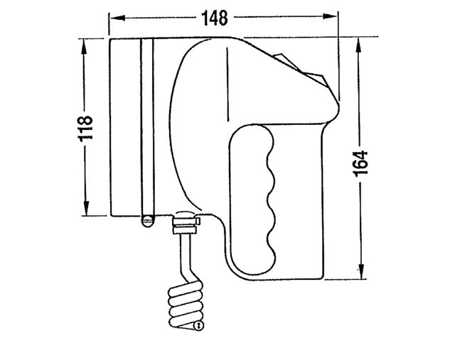 AS Handscheinwerfer Bremen 12V/50W