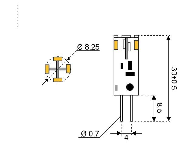 S-LED 12 10-30V G4