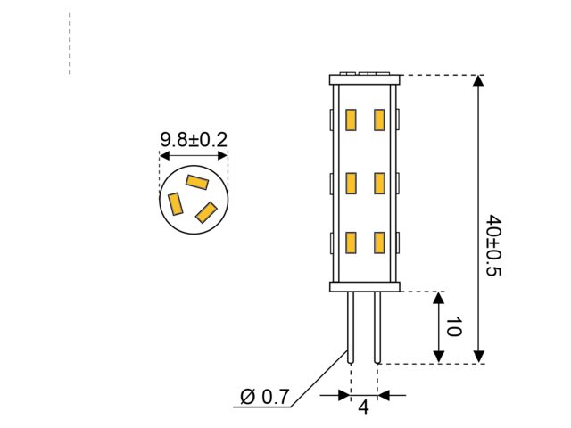 S-LED 27 10-30V G4