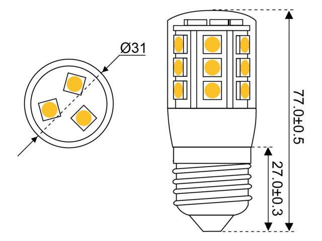 S-LED 24 10-30V E27