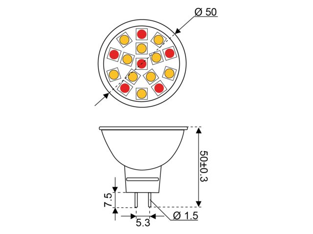 S-LED 16 10-30V Spot MR16