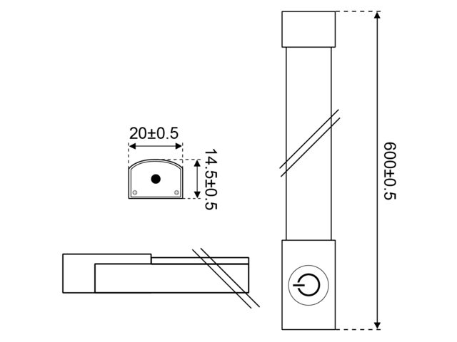 S-LED 123 12-14V Streifen