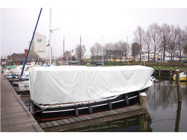 Talamex Boot / Schiff Abdeckplane 100g/m2 3 x 4m weiß 2