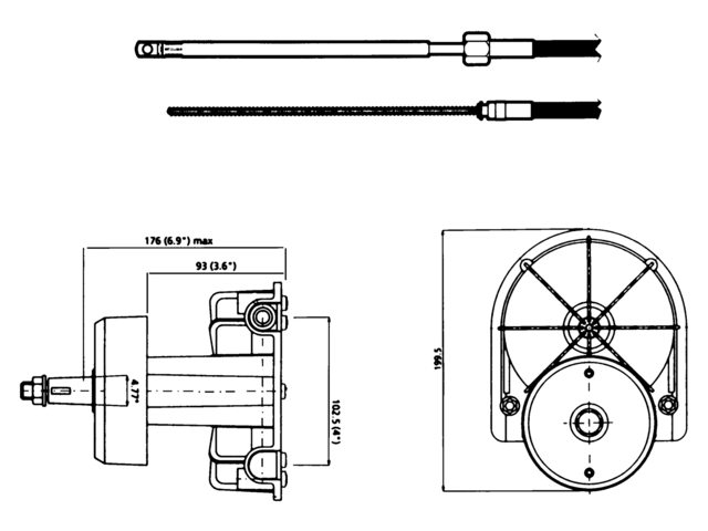 T85W Steuerwerk weiß