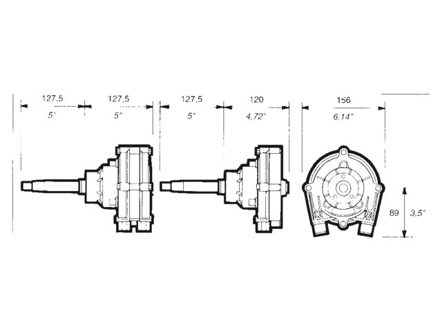 T74NRFC Steuerwerk für Zwei Kabel