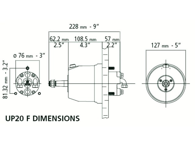 UP20F Hydraulik-Steuerpumpe