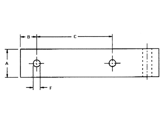 RF2501 Ruderbeschlag Gabel