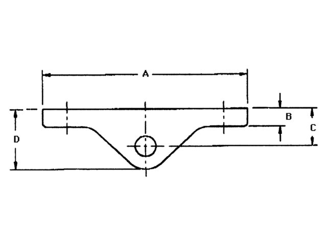 RF2515 Spiegelbeschlag Zapfen