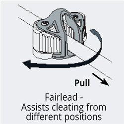 Ronstan RF5005 Schotführungsbügel Small grau Info