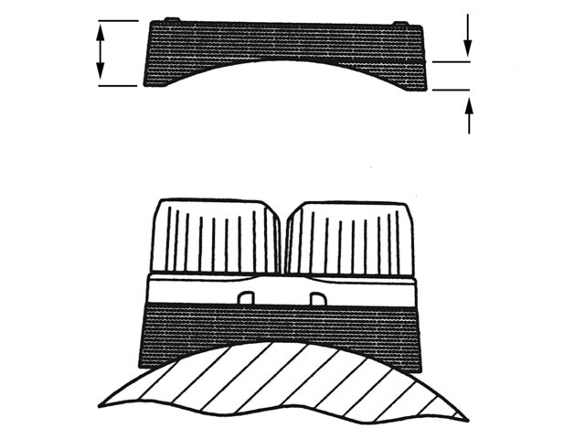 Ronstan RF5416 Basis für Schotklemmen Medium Info