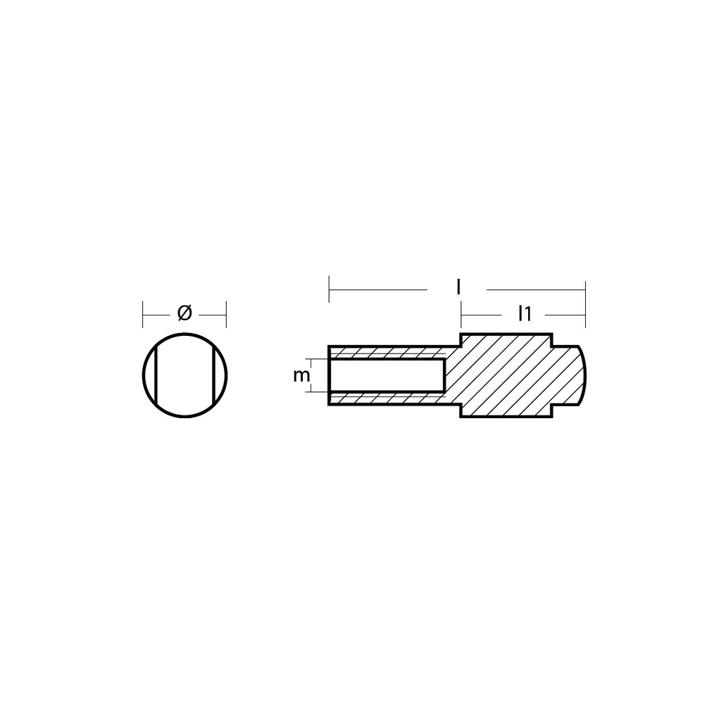 Yamaha Aluminium Anode 9.9 - 300 PS 66M-11325-00AL