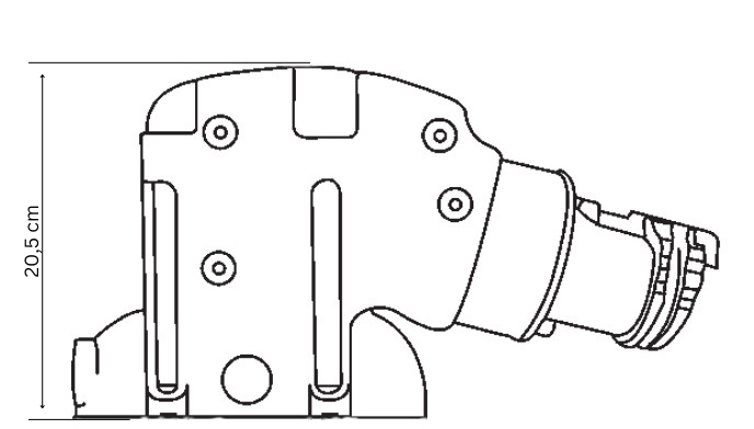 Mercruiser Dryjoint Abgaskrümmer Satz 4.3L ab 2003 High Riser 20,5 cm