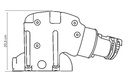 Mercruiser Dryjoint Abgaskrümmer Satz 4.3L ab 2003 High Riser 20,5 cm