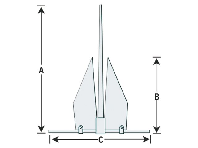 Fortress Anker 3.2kg FX11 Maße