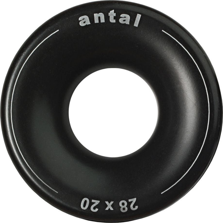 Antal Aluminium Low Friction Ringe  D1=28mm  D2=70mm  Ø=20mm  T=31mm  Gewicht 0 116kg  Arbeitslast 6400kg