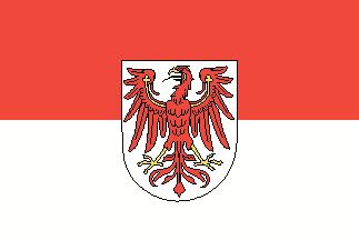 Brandenburg Flagge  20x30cm