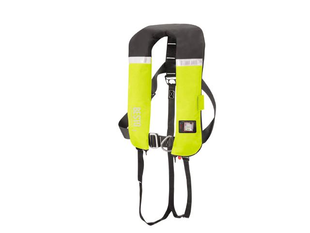 Besto Automatik Seafit Pro Rettungsweste ab 50 kg gelb - schwarz