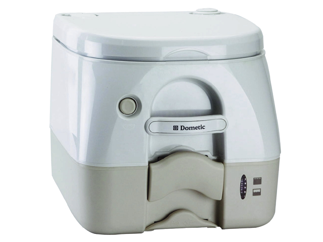 Dometic Modell 972 tragbare Toilette grau Tank 9.8L