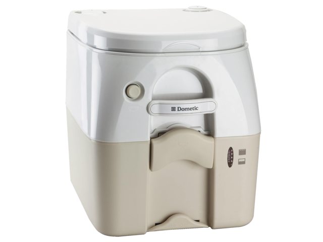 Dometic Modell 976 tragbare Toilette grau Tank 18,9L