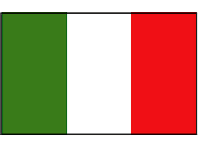 Flagge Italien 20x30cm