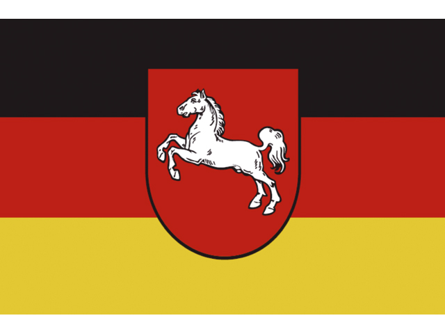 Flagge Niedersachsen 20x30cm