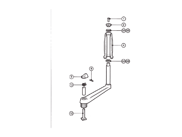 29140011 Griff Turn Kit grau