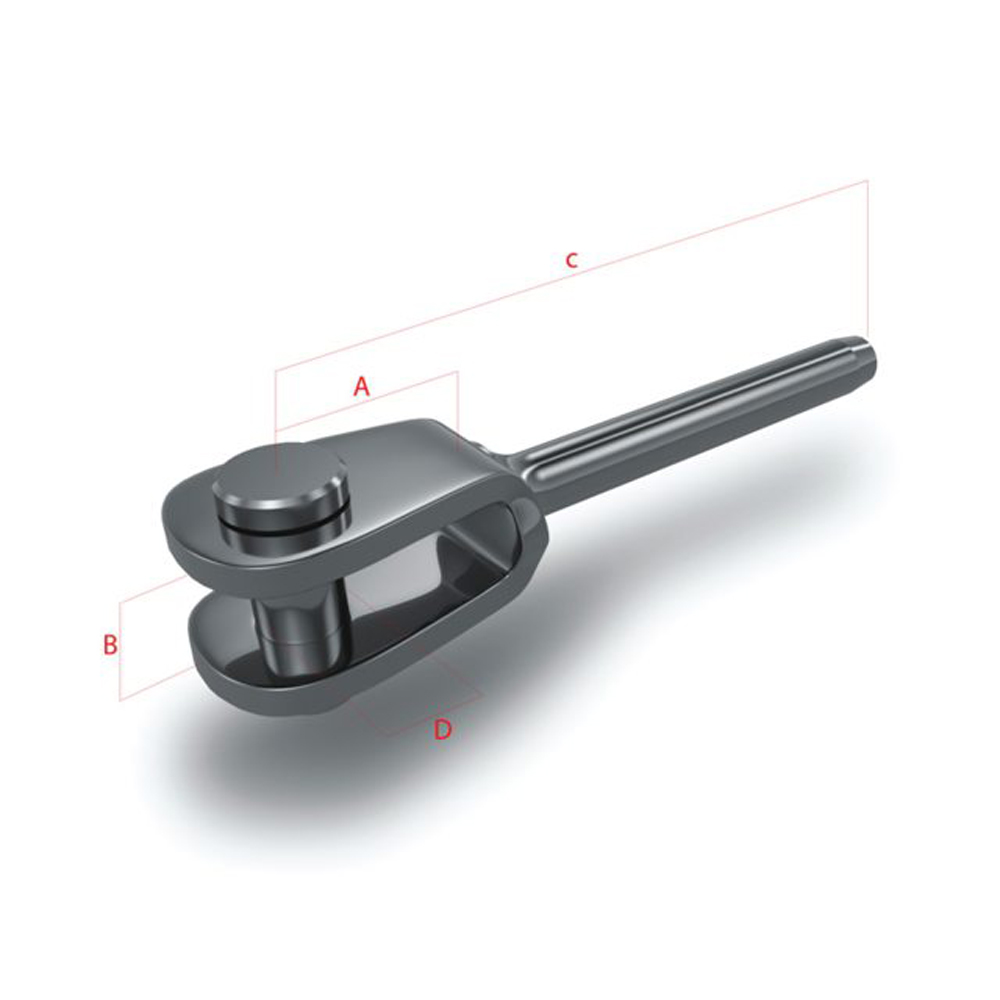 OS Gabelterminal für Draht Ø 6 mm kurzer Kopf