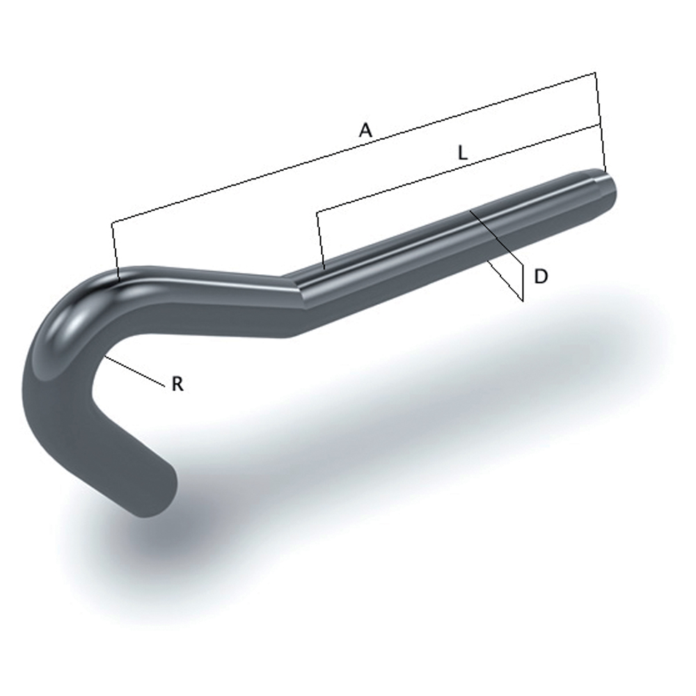 OS Hakenterminal für Draht Ø 4 mm