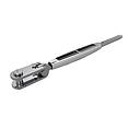 OS Wantenspanner Chrome Toggle / Terminal mit 3/8" UNF Gewinde für Draht Ø 5 mm