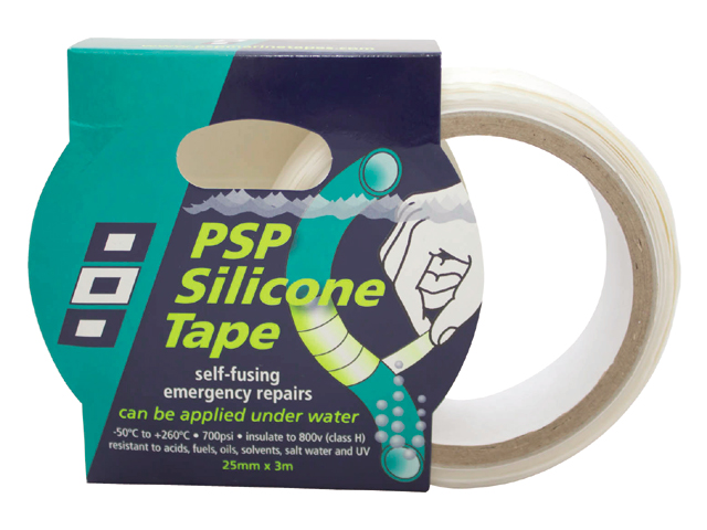 PSP Marine Tapes Weiß Silikon Tape 25 mm x 3 m