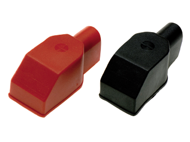 PVC-Abdeckung Batterieklemmen rot
