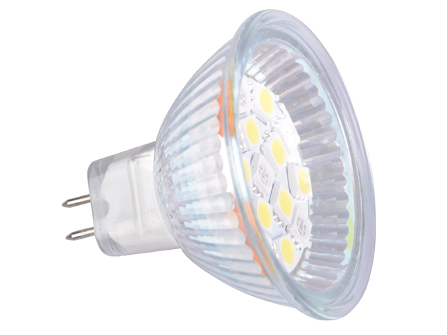 Talamex LED Leuchtmittel 16xSMD-GU5.3 Spot MR16 10-30V 1,8/1,0 W 3000K/653nm