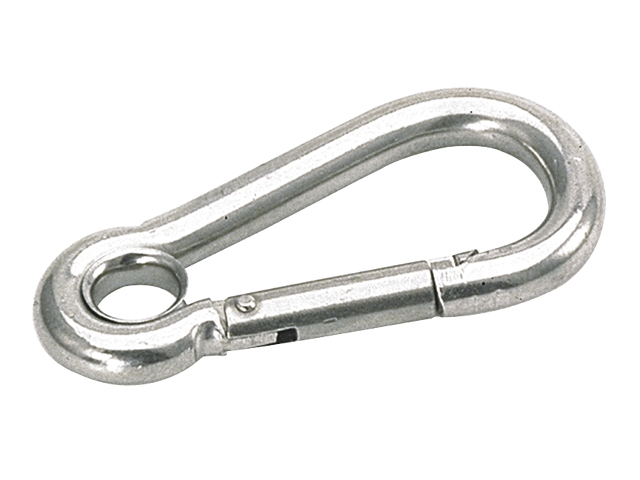 Talamex 11 x 120 mm BL daN 1390 Karabiner mit Auge Edelstahl