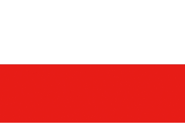 Flagge Polen 20x30cm