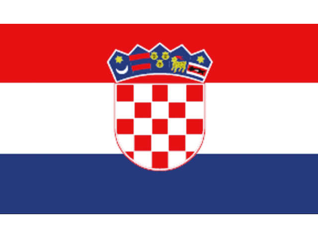 Flagge Kroatien 20x30cm