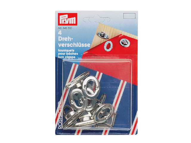 Prym 545510 Drehverschluss / Drehverschlüsse 4 Stück