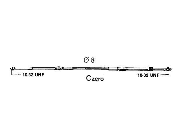 UF Schaltkabel Mach Zero 10ft 3,05m