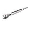 OS Wantenspanner Chrome Gabel / Terminal mit 1/2" UNF Gewinde für Draht Ø 7 mm