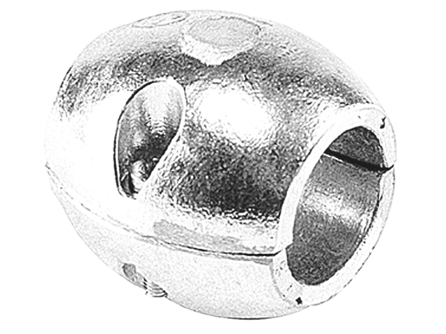 Wellen-Anode Kugelform Aluminium 22mm