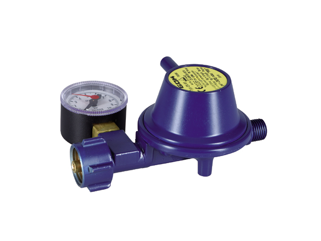 Gasdruckregler 1,5kg/h 30mbar mit Manometer